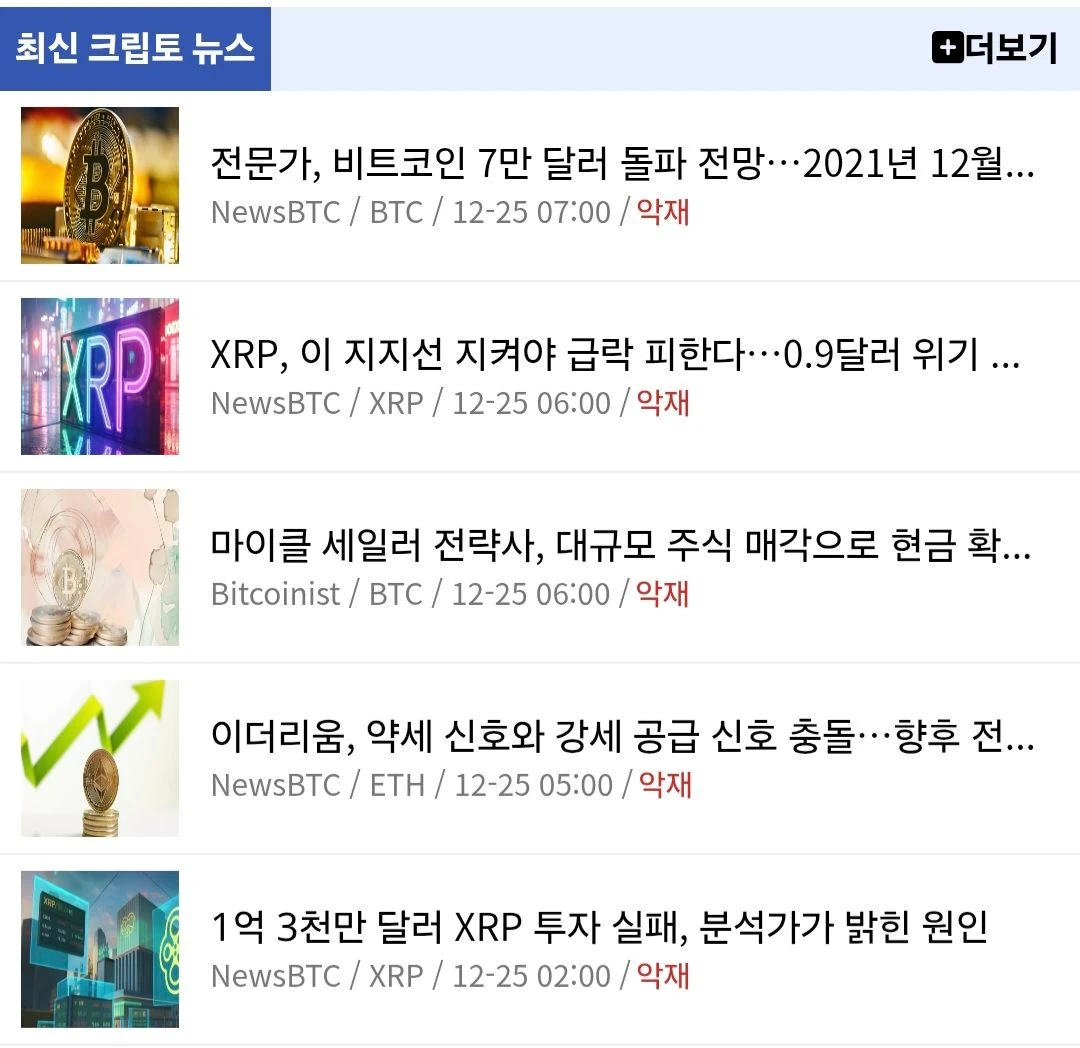 악재가 가득하네여