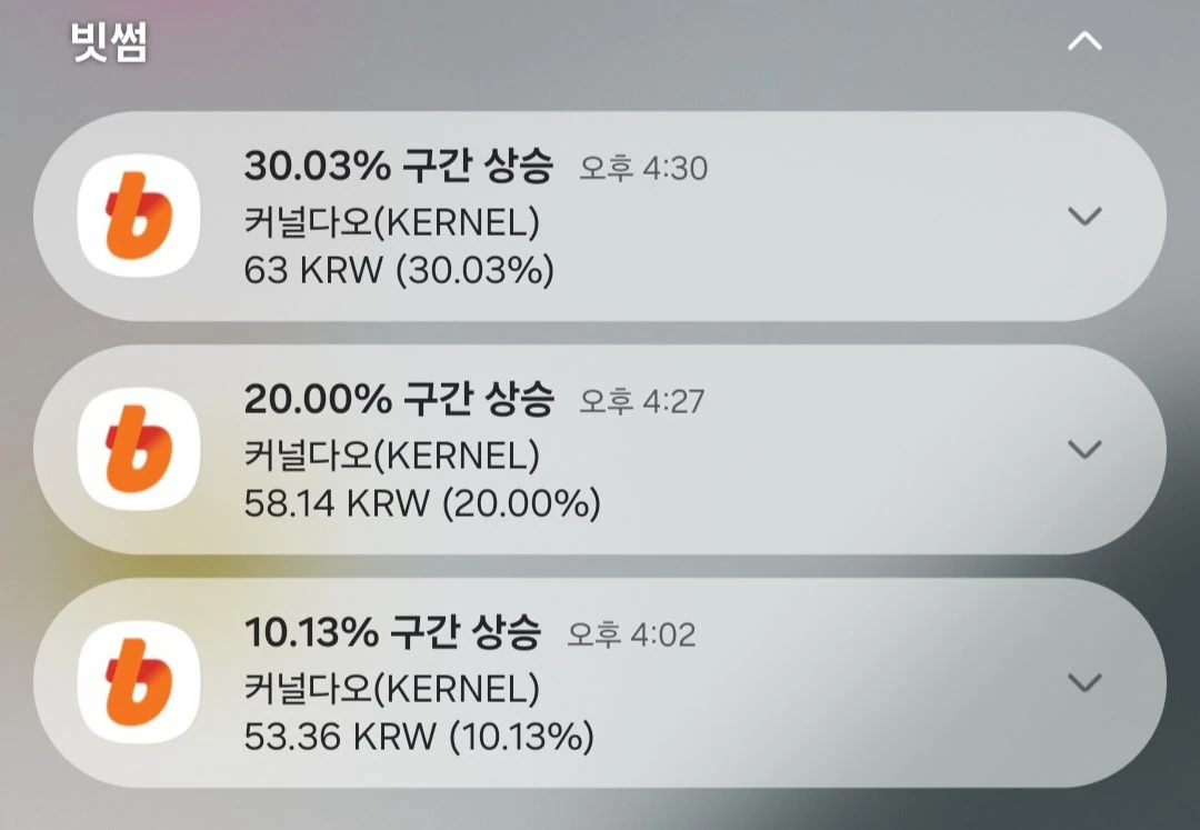 이러려고 어제 커널다오 떡락시킴?